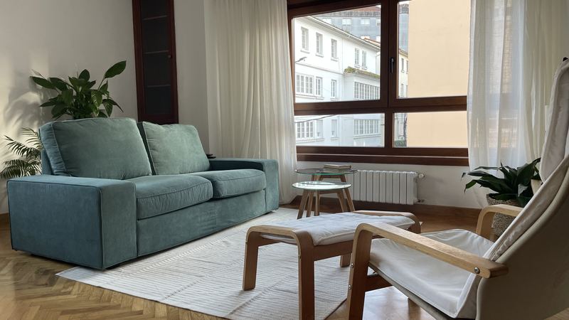Salón Salón del apartamento turístico Castro de Untia en Betanzos